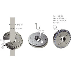 CAO Lampe Tente / Parasol 11 CAO Lampe Tente / Parasol -Campingaz Boutique cao lampe tente parasol 3