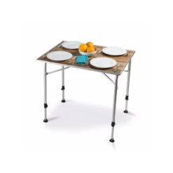 DOMETIC Zero Light Oak Medium Table -Campingaz Boutique dometic zero light oak medium table 1