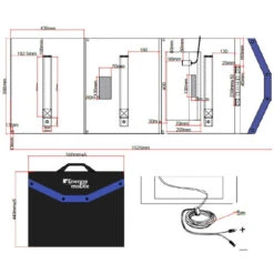 EM Kit Solaire Pliant HPP-140W - Régulateur MPPT 11 EM Kit Solaire Pliant HPP-140W - Régulateur MPPT -Campingaz Boutique em kit solaire pliant hpp 140w victron bluesolar mppt 75 10 3