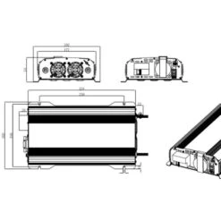 EM Convertisseur PSW-DIF 1600 W -Campingaz Boutique energie mobile psw dif 1600 w 3