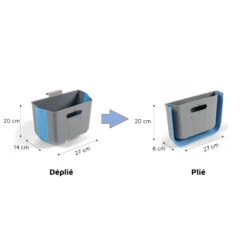 KAMPA Hanging Bin - Corbeille Compressible Suspendue -Campingaz Boutique kampa hanging bin corbeille compressible suspendue 2