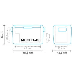 MESTIC Cool Box MCCHD-45 AC/DC -Campingaz Boutique mestic cool box mcchd 45 ac dc 2