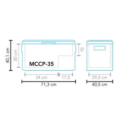 MESTIC Cool Box MCCP-35 AC/DC -Campingaz Boutique mestic cool box mccp 35 ac dc 2
