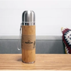 NORTHCORE Thermos® Bambou En Acier 360 Ml Avec Mug -Campingaz Boutique northcore thermos bambou en acier 360 ml avec mug 1