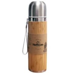 NORTHCORE Thermos® Bambou En Acier 360 Ml Avec Mug -Campingaz Boutique northcore thermos bambou en acier 360 ml avec mug 2