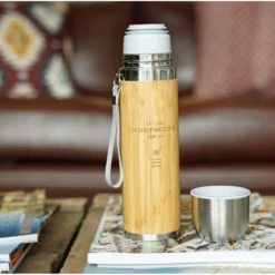 NORTHCORE Thermos® Bambou En Acier 360 Ml Avec Mug -Campingaz Boutique northcore thermos bambou en acier 360 ml avec mug 4