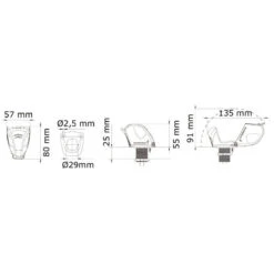 SCANSTRUT Prise Double USB étanche -Campingaz Boutique scanstrut prise double usb etanche 4