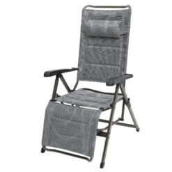 TRIGANO Fauteuil Relax Alu Matelassé